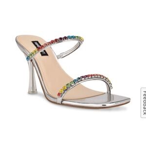 NEW Nine West Rainbow Strappy Sandals